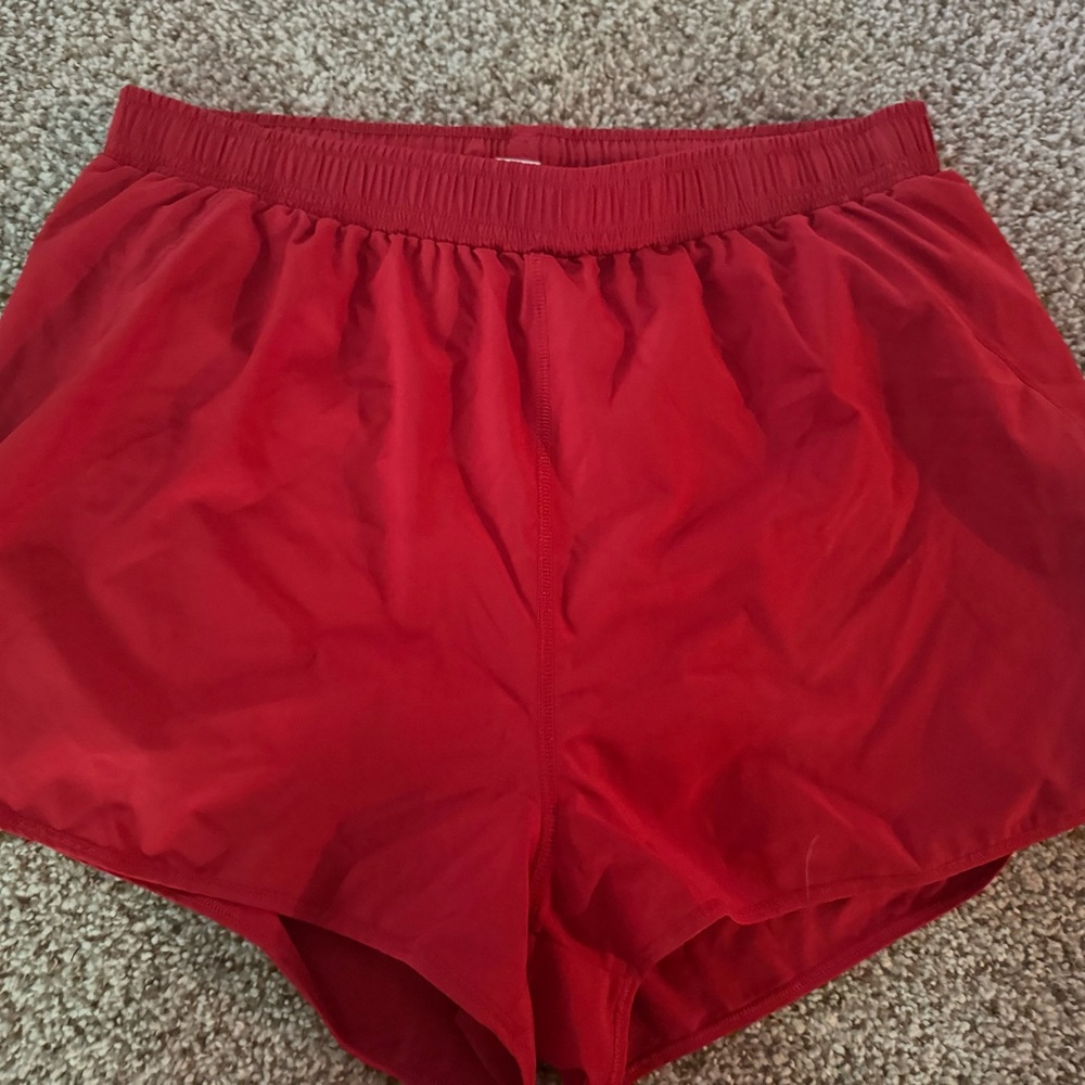 ALO Yoga Vibrant Red Athletic Shorts